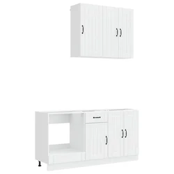 Kuhinjska jedinica LUCCA 5 pcs Bijela visokog sjaja