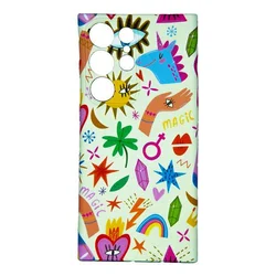 Maska za telefon SVETLECE za Samsung S23 Ultra DZ9/3, Bela