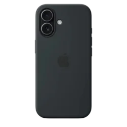 Silikonska maska sa MagSafe za iPhone 17 – crna