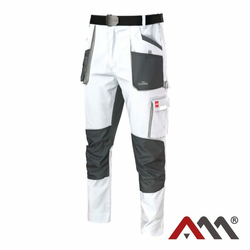 Delovne hlače Classic Stretch Slim bele - 62
