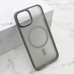 Futrola SILKY MAGSAFE II za iPhone 14 (6.1) siva