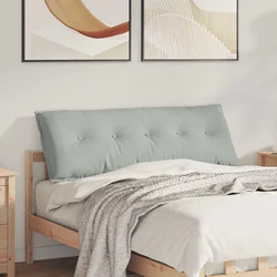 Jastuk za leđa Svijetlo siva 140 x 50 cm Kordura tekstil