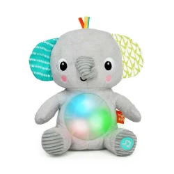 BRIGHT STARTS Plush Musical Light-up Hug-a-bye Baby Elephant 0m +