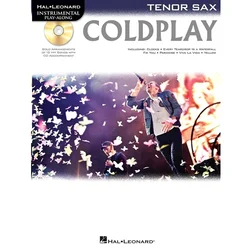 COLDPLAY PLAY ALONG +CD TENOR SAX
