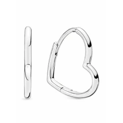Pandora Srebrni uhani Srce 298307C00