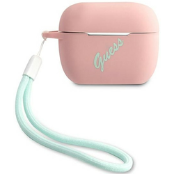 Guess GUACAPLSVSPG AirPods Pro coverpink green Silicone Vintage (GUACAPLSVSPG)