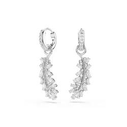 Swarovski uhani ženski kovinski s kubičnim cirkonijem VIENNA