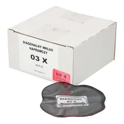 03X - Diagonalni popravni obliž, 98 x 98 mm