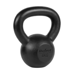REBEL ACTIVE Liveno-gvozdena girja (kettlebell), 4 kg, model RBA-2323-04