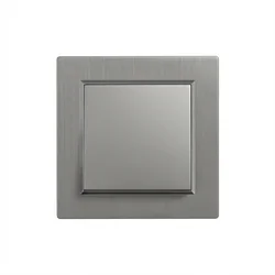 Nova enotirno enopolno stikalo 10A 250V 101 s sivim okvirjem