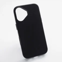 Maska za telefon Beautiful Shine Leather za iPhone 16, Crna