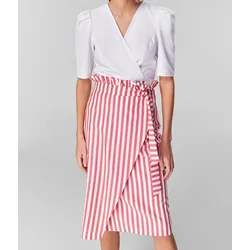 Womens Skirt Trendyol Wrap Poplin