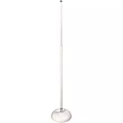 OSS MS7201QTRW QUARTER-TURN ROUND BASE MIKROFONSKO stojalo BELO