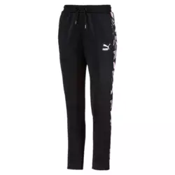 PUMA ženske pantalone CLASSICS T7 TRACK PANT AOP, crna