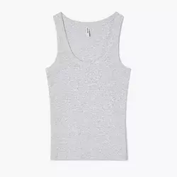 Cropp - Tank top - light grey
