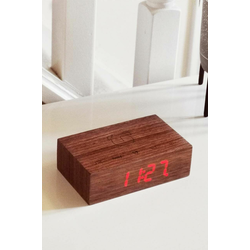 Namizna ura Gingko Design Flip Click Clock