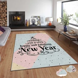 Conceptum Hypnose tepih s novogodišnjim motivima Asr-Crpt-61, Pravougaoni, 100 x 140 cm, Šareni