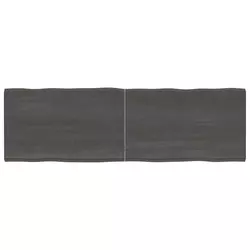 Stolna ploča tamnosmeđa 160x50x(2-4) cm obrađena hrastovina