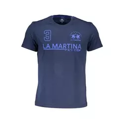 LA MARTINA Muška majica XMR310-JS206_BLU_07017, Teget