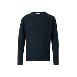 JOOP! Jeans Pulover Pannatas temno modra