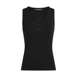 Karl Lagerfeld Top črna