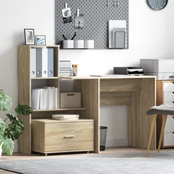 Stol Sonoma hrast 131,5 x 50 x 106,5 cm Konstruirano drvo