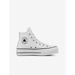 Converse Chuck Taylor All Star Lift Platform Leather Tenisice 764121 bijela