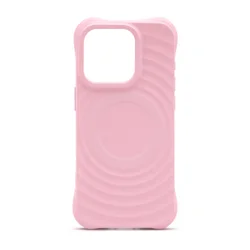 Maska za telefon MAGSAFE FLEX RING za Iphone 15 Pro, Roze