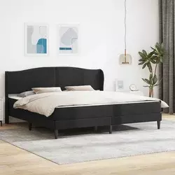 Vidaxl Konstrukcija postelje Črna 180 x 200 cm Umetno usnje