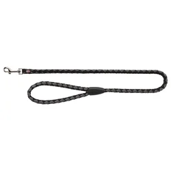 TRIXIE Cavo povodac za pse S-M 1m/12mm – crno-sivi