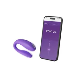 We-Vibe Vibrator za pare We-Vibe Sync Go, vijoličen
