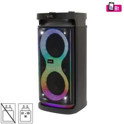 Bežični zvučnik SAL PAR2100BT, Bluetooth, FM radio, Karaoke, 80W, Crni