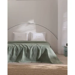Madame Coco Set letnje posteljine Mathilda, 4 komada, 200x220cm, Zeleni