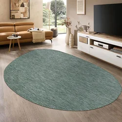 Conceptum Hypnose Tepih Tema 9037, Ovalni, 120 x 180 cm, Zeleni