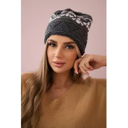 Kesi Womens cap Kira K374 dark gray