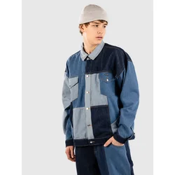 Blue Tomato Denim Patchwork Jacket blue