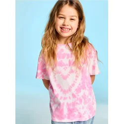 Sinsay - Pamučna majica sa tie-dye uzorkom - šareno