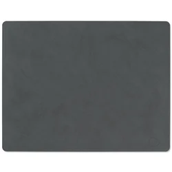 Pogrinjek SQUARE NUPO 35 x 45 cm, antracit, usnje, LIND DNA