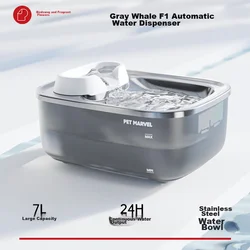 Niaoyuhuaxiang Fontana za pse, 7 L, Siva