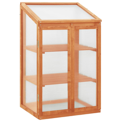 VIDAXL rastlinjak 60x45x100 cm borovina