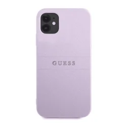 Guess Maska za telefon Hc PU Saffiano za iPhone 11, Lavanda
