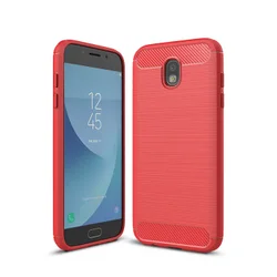 Maska Silicone Defender za Samsung J7/J730 (2017) (EU verzija) crvena.
