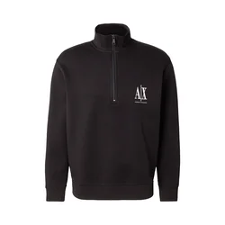 ARMANI EXCHANGE Majica črna/bela