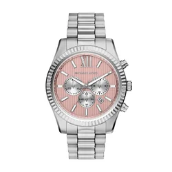 Ročna ura Michael Kors Lexington Man Chrono MK9247 Srebrna