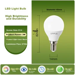 Opple LED sijalica, E14, 3W