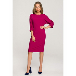 Style Ženska mini obleka Lyovere S324 sliva M