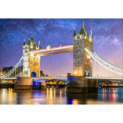 Educa - Puzzle Tower Bridge, London neonska fluorescentna - 1 000 kosov