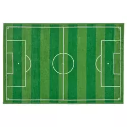 SPORTSLIG Veliki peškir za kupanje, zelena/fudbalski teren, 100x150 cm