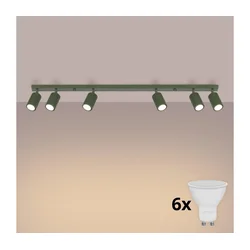 Brilagi - LED spot svetiljka CRESTO 6xGU10/10W/230V zelena