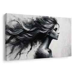 Slika skrivnostna ženska silhueta - 60x40